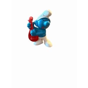 Vintage Smurfs 20013 Lute Smurf Figure 1969 PVC Toy Figure Peyo Schleich